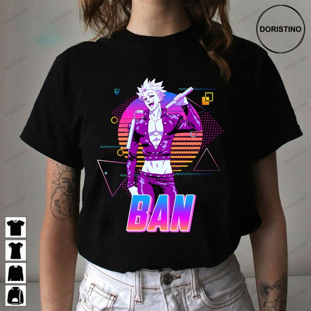 Retro Art Ban Seven Deadly Sins Limited Edition T-shirts